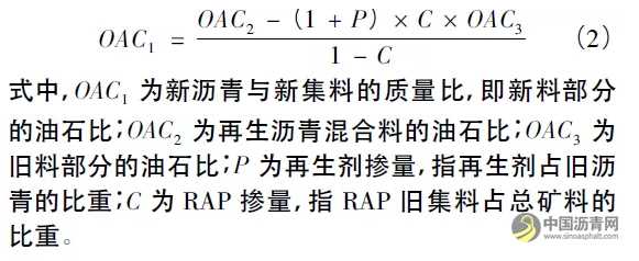 厂拌热再生SMA沥青混合料配合比设计及性能研究 沥青网，sinoasphalt.com