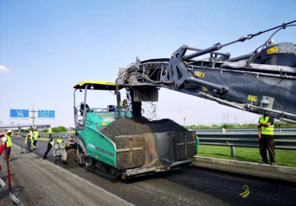 基于同步摊铺的维特根泡沫沥青就地冷再生技术再次于天津大道成功应用 沥青网，sinoasphalt.com